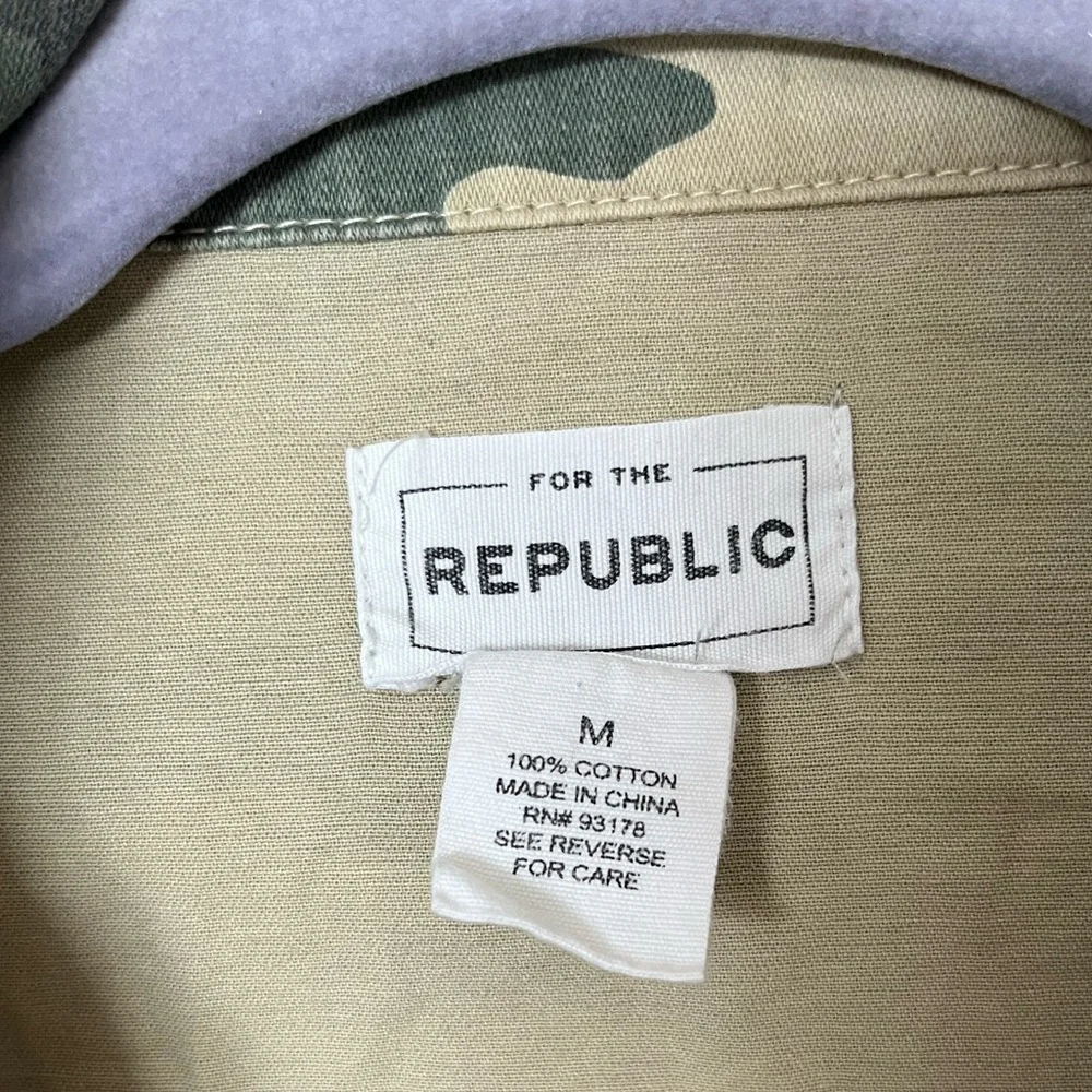 For The Republic Camouflage Cotton Jacket - Picture 2 of 5